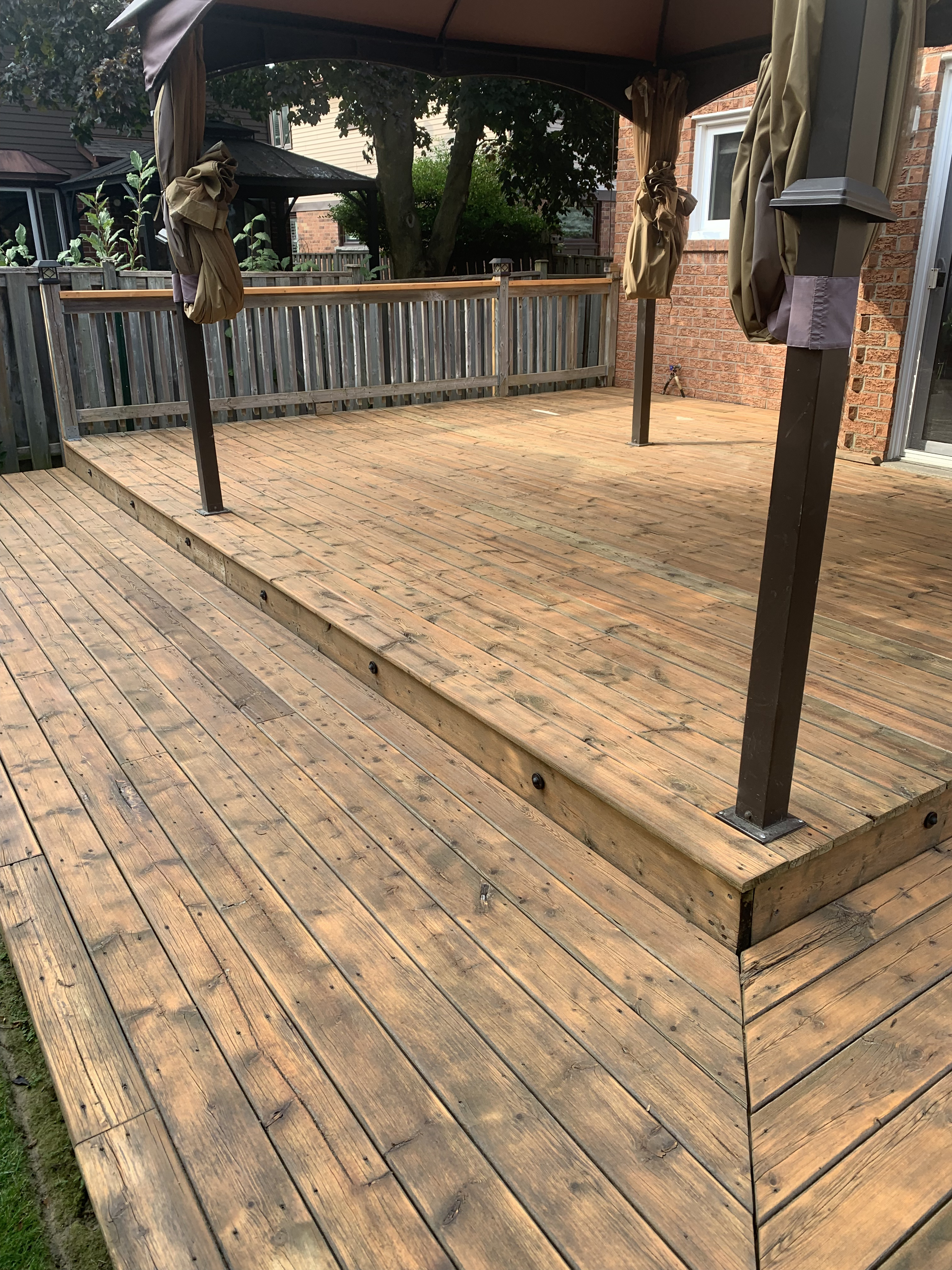After: Deck Sanding and Staining