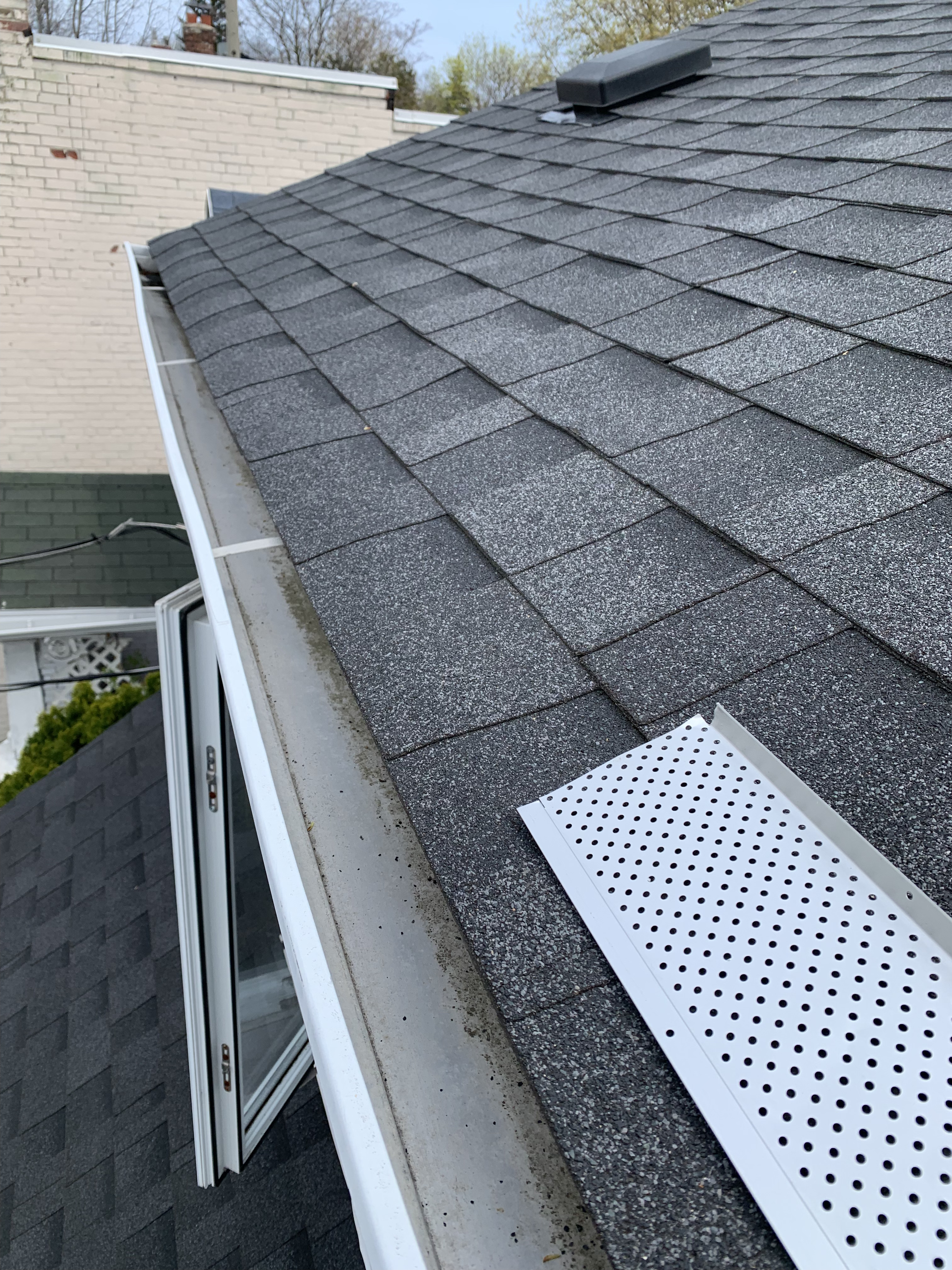 Before: Gutter Guards Installation